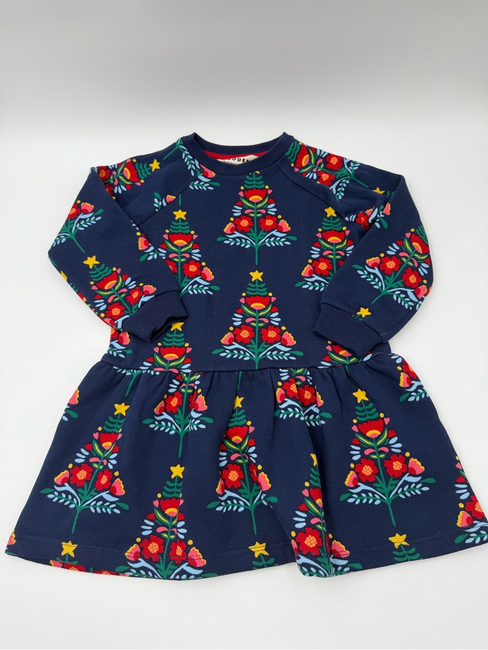 Mini Boden sweatshirt dress 3-4